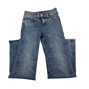 EXPRESS 70s Flare Mid Rise Jeans Medium Wash Women's Size 0S